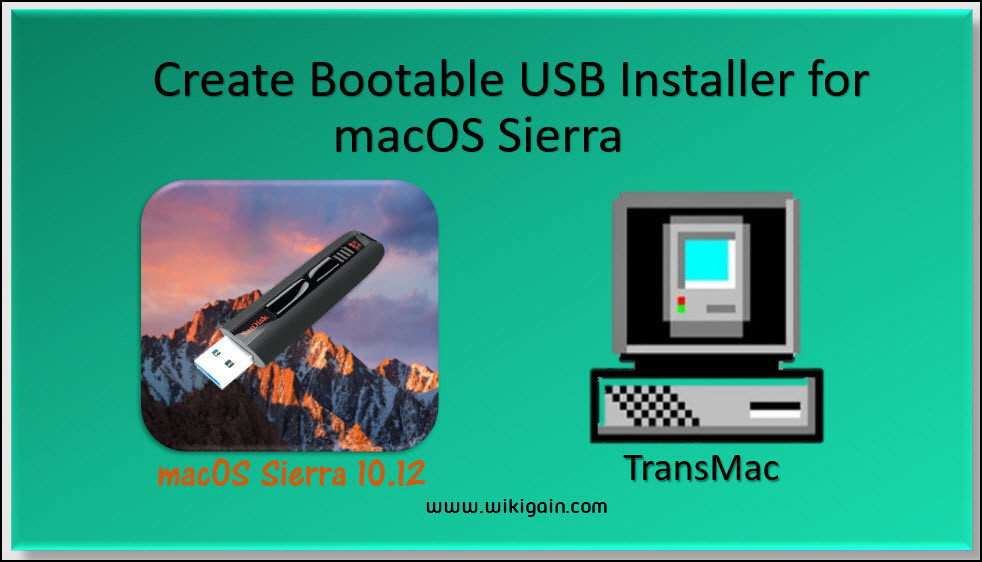 make bootable usb for mac os high sierra